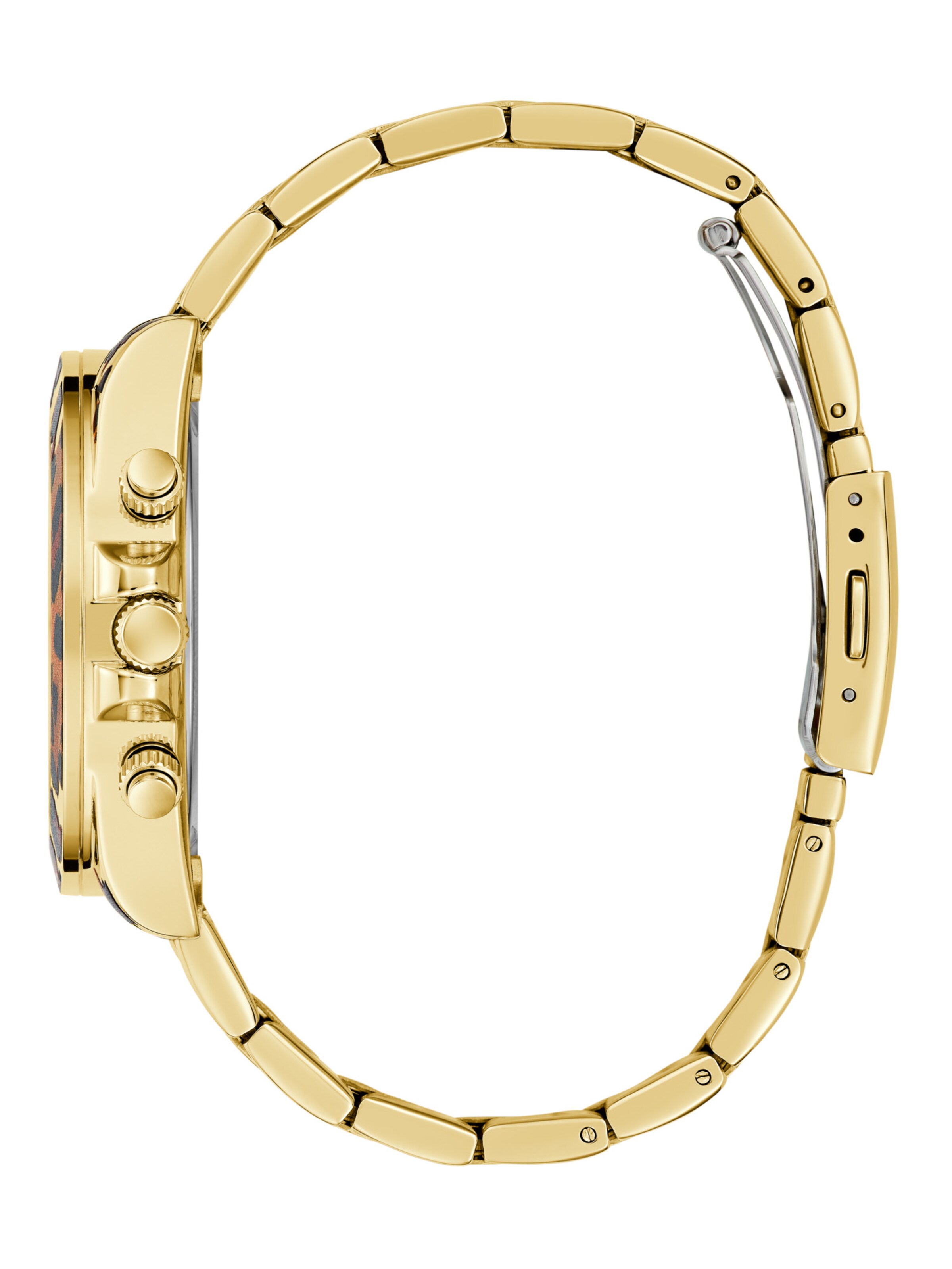 GUESS Analog Watch 'LEOPARDESS' in Mixed colors