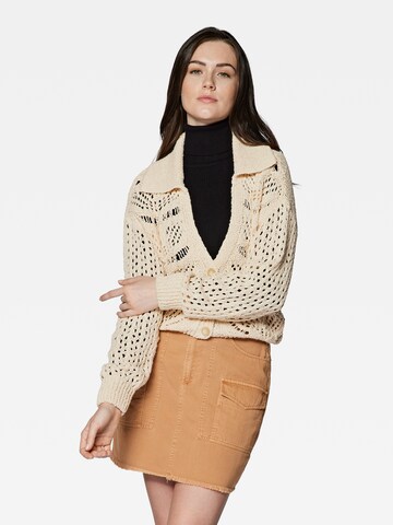 Mavi Strickjacke in Beige: predná strana