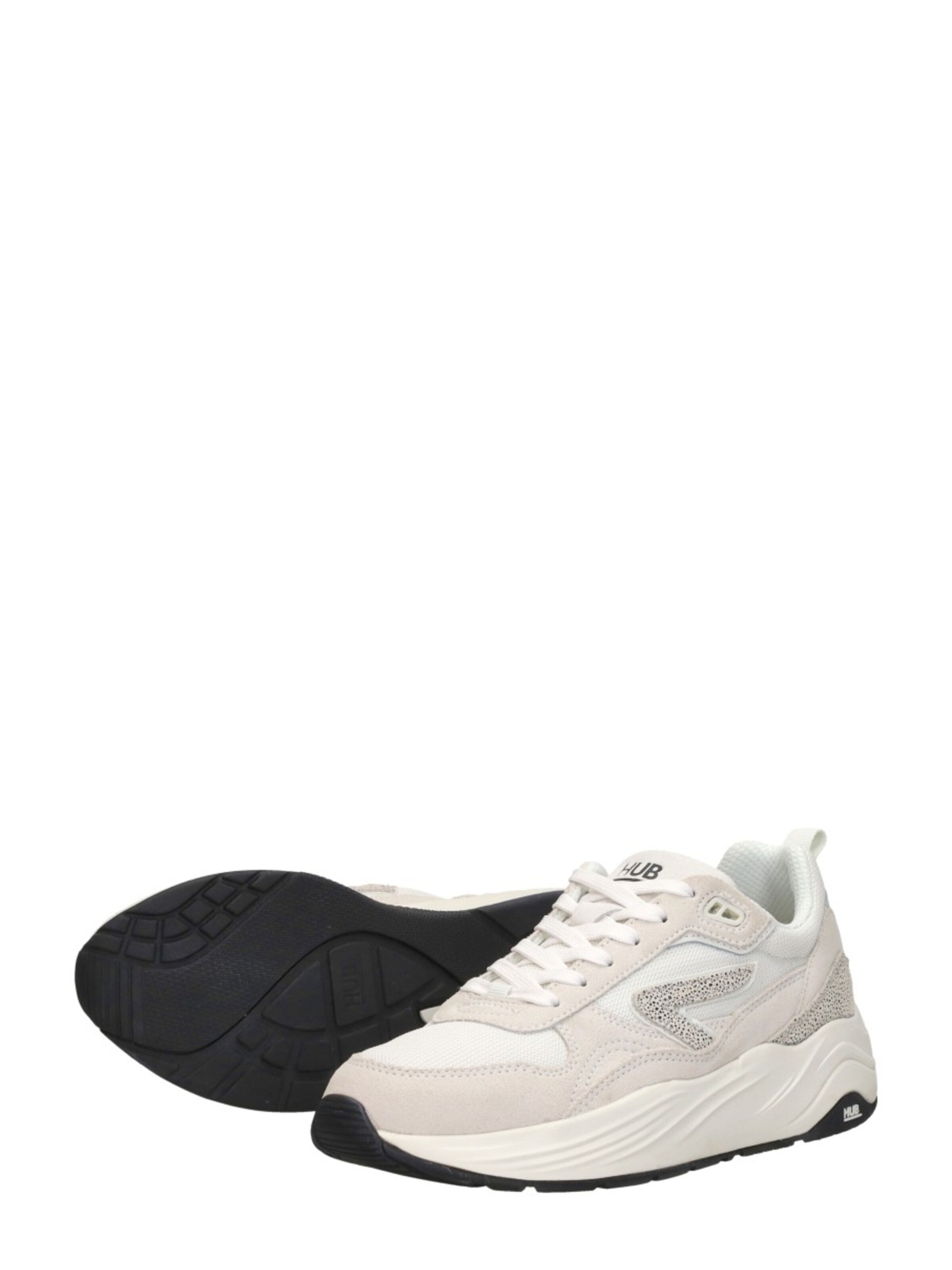 HUB Sneakers laag 'Glide S46' in Wit