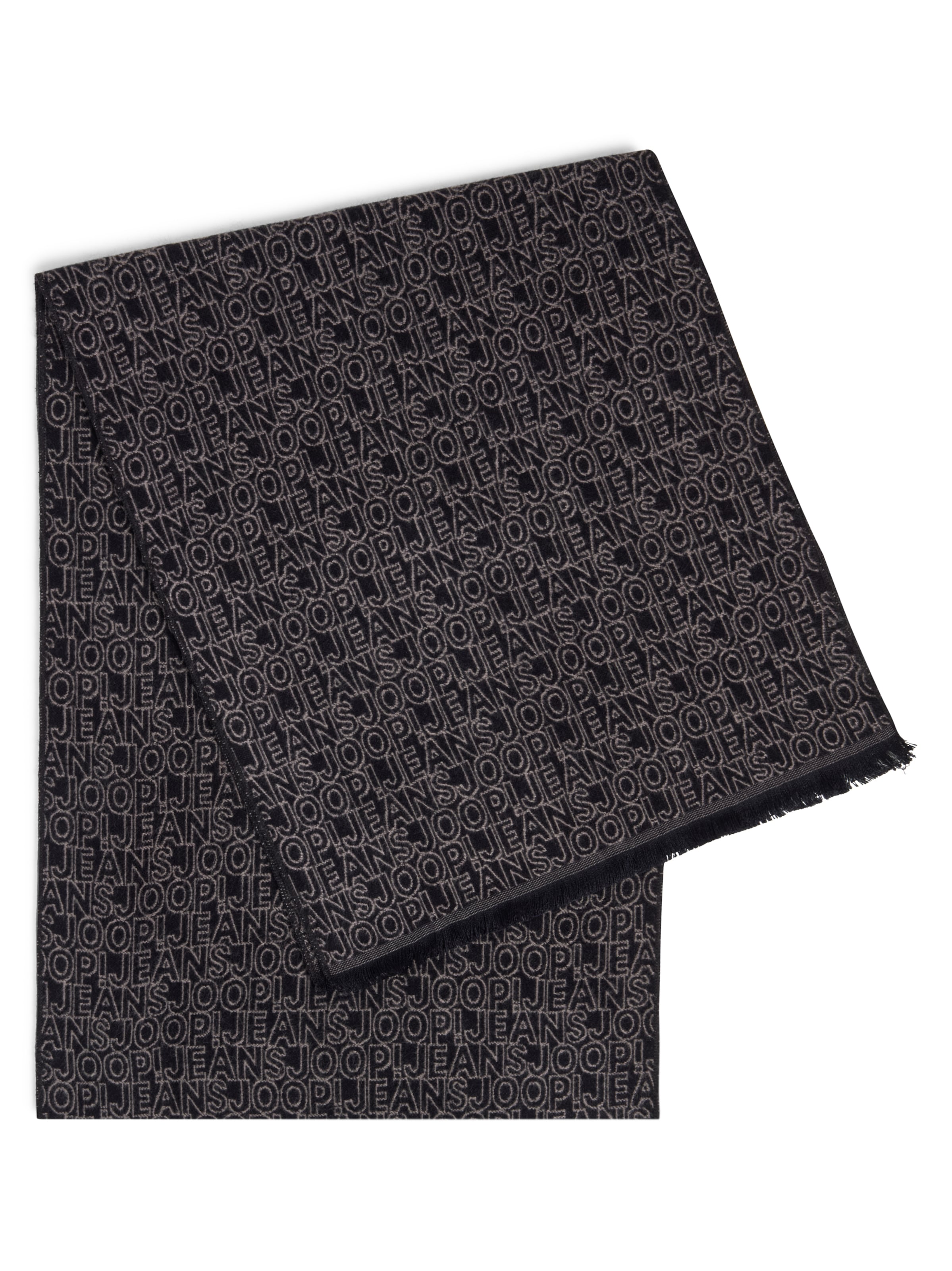 JOOP! Sjaal in Zwart: voorkant