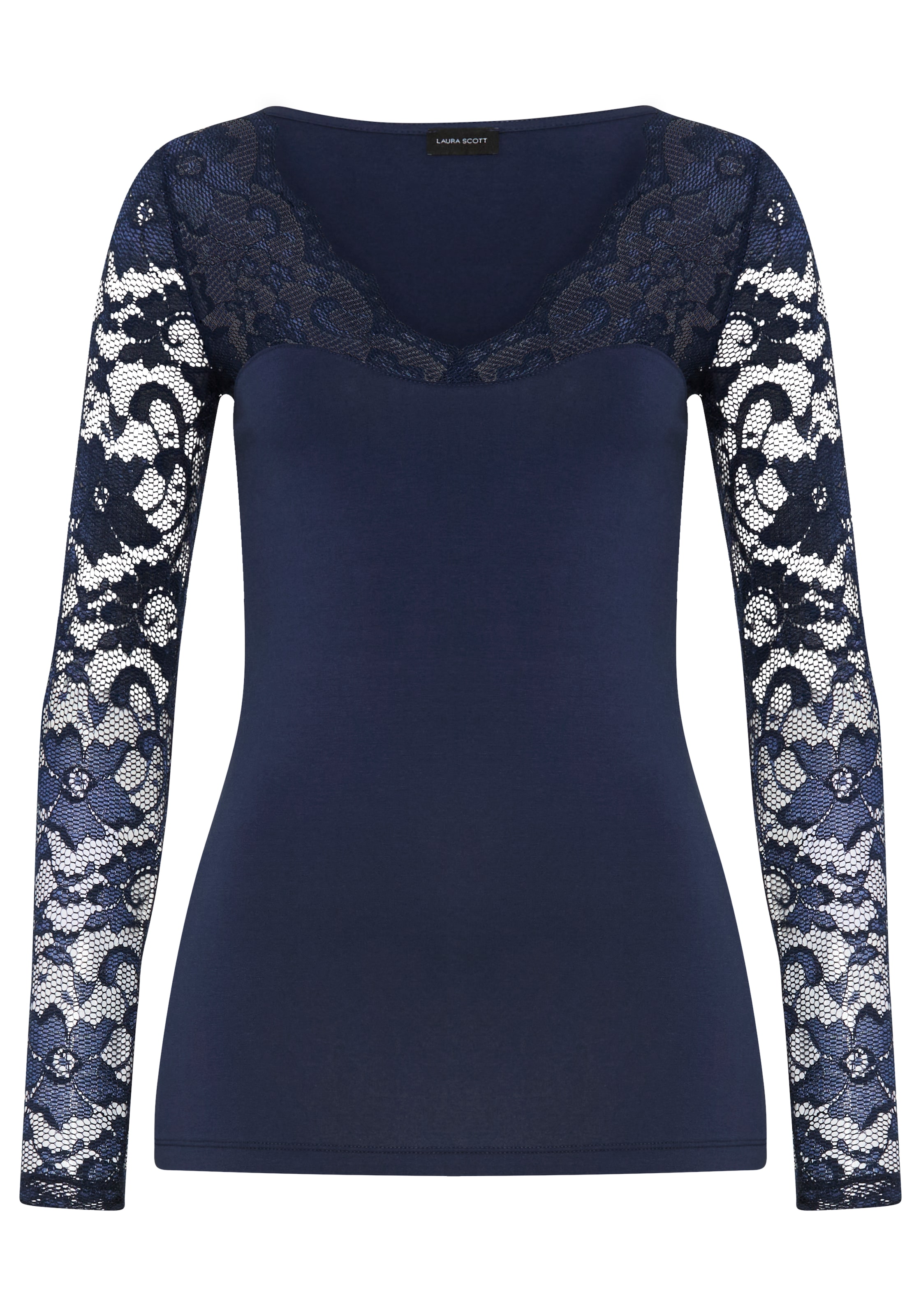 LAURA SCOTT Shirt in Blue: front
