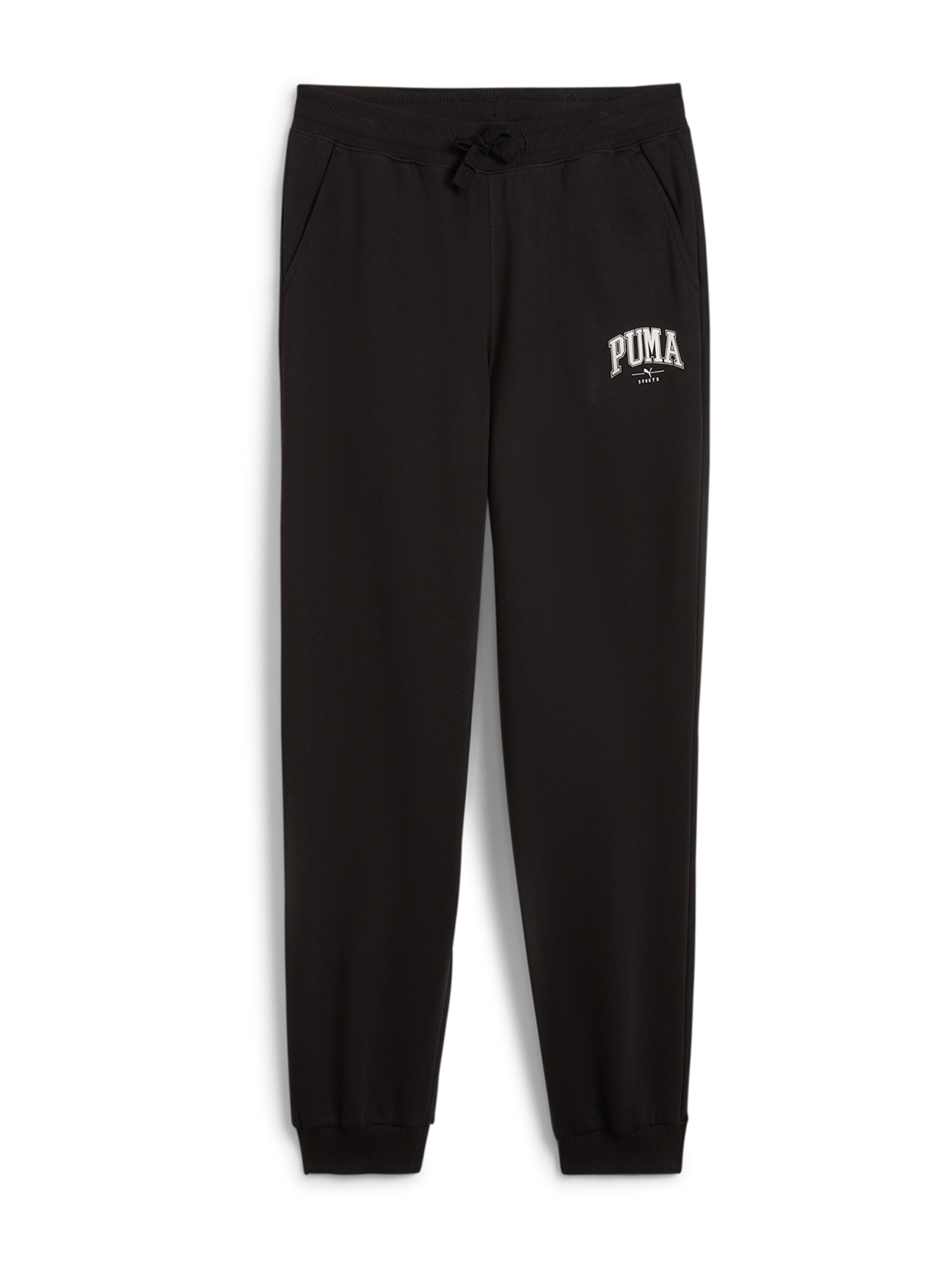 PUMA - Tapered Pantalón 'SQUAD' en negro: frente