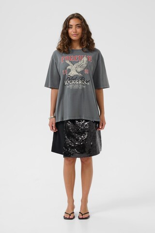 CULTURE Oversized bluse 'lomar Amora' i grå