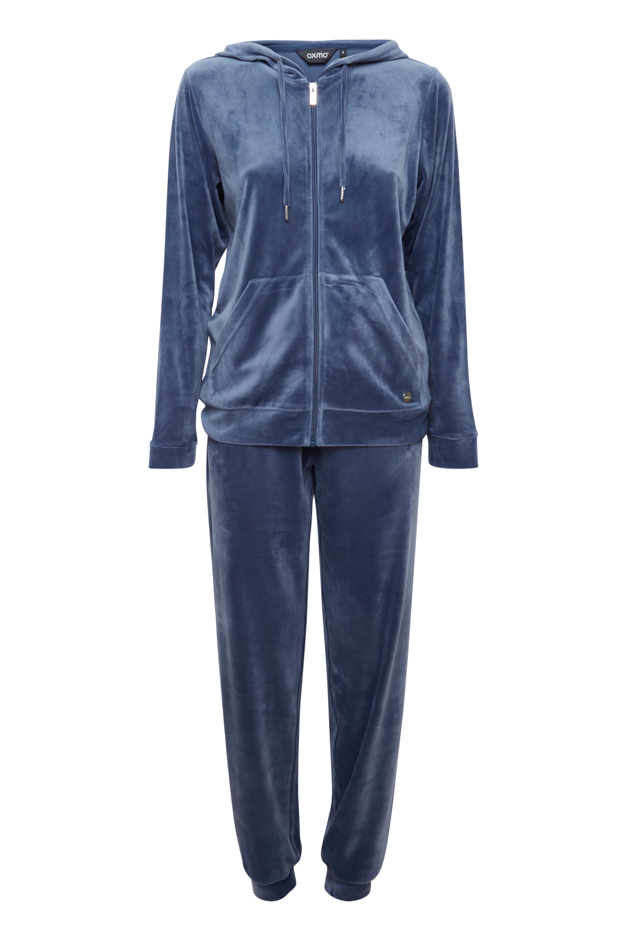 Oxmo Hausanzug 'Oxmitta' in Blau: Vorderseite
