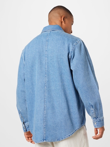 WEEKDAY Comfort Fit Hemd 'Levetate' in Blau