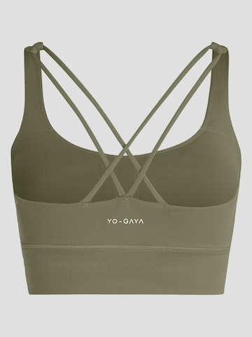 YO-GAYA Bustier Sport bh in Groen