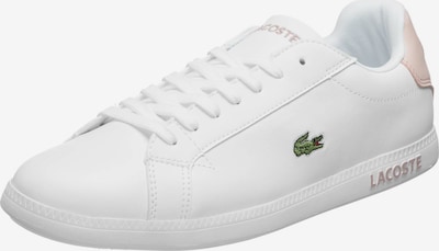 LACOSTE Sneaker 'Graduate' in grün / pfirsich / weiß, Produktansicht