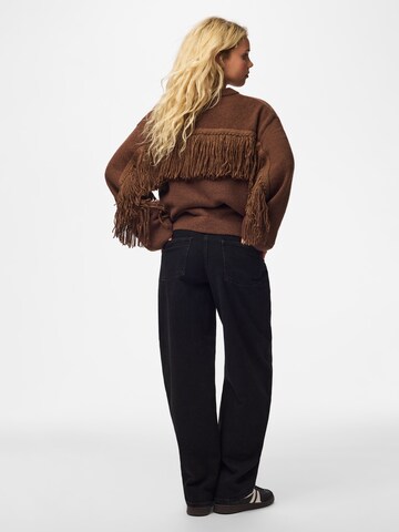 PIECES Sweater 'IVA' in Brown