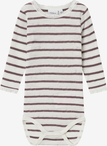 NAME IT Sparkedragt/Body 'NBFWang' i hvid: forside