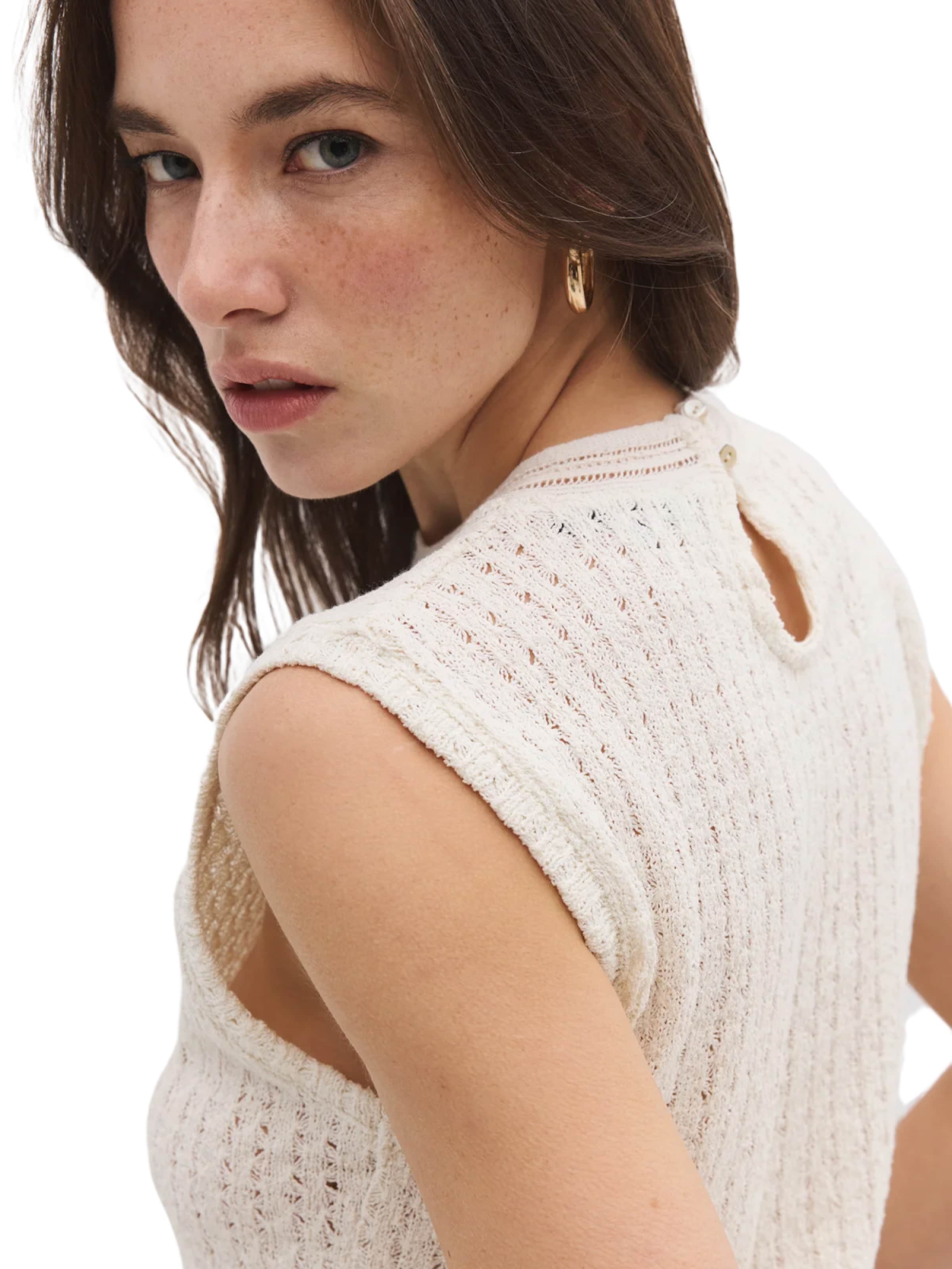 No Matter What Bluse in Beige