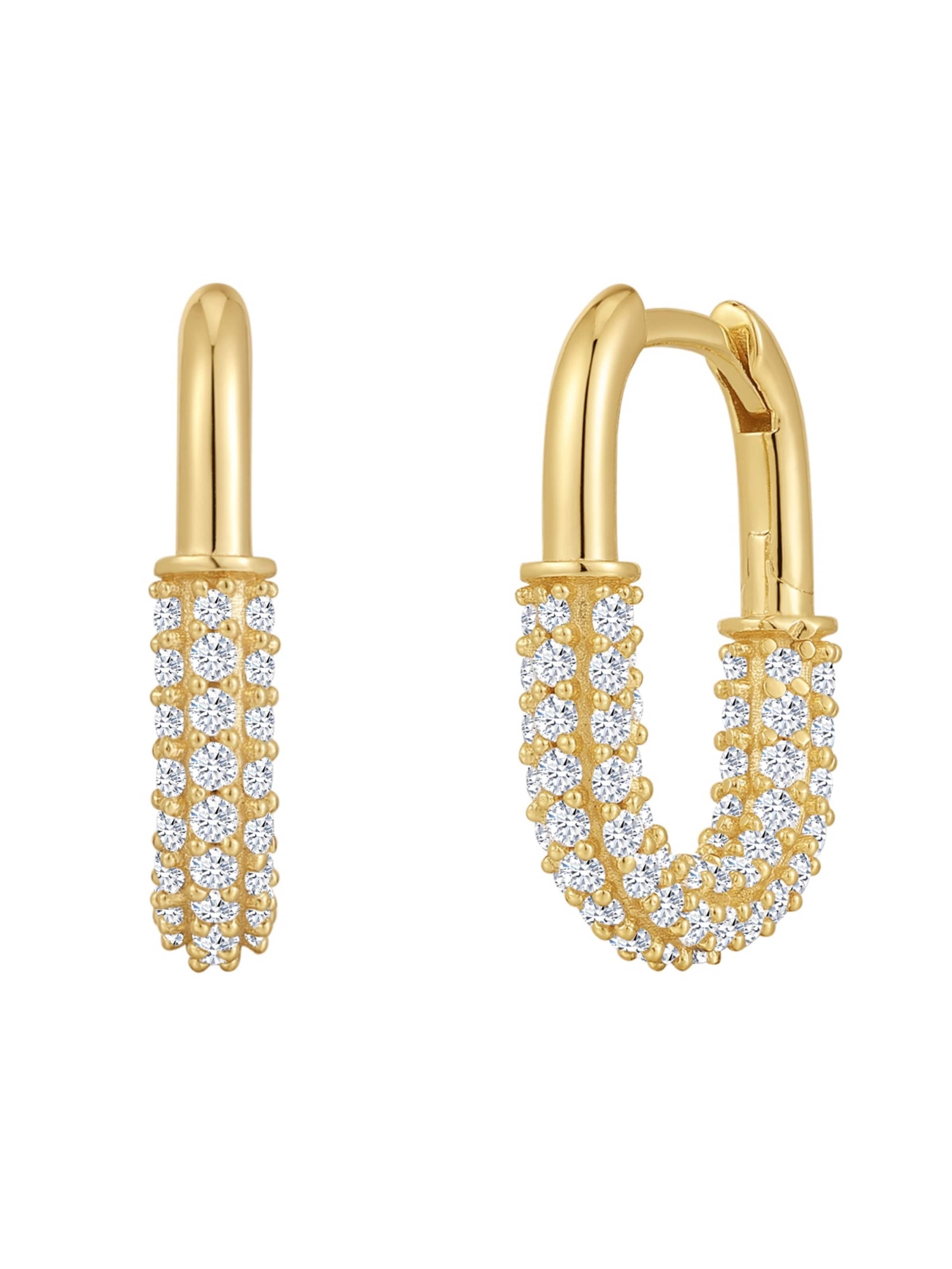 Boucles d'oreilles Glanzstücke München en or : devant