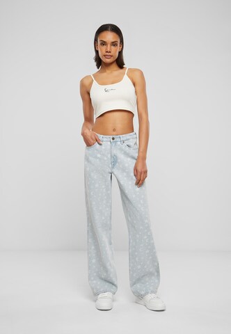 Karl Kani Wide Leg Jeans in Blau