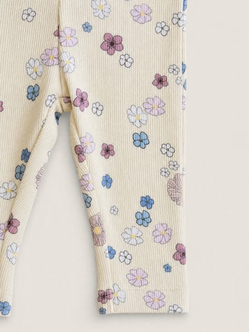 Leggings 'Louie rib ∼ Flowering' LouieLouie en beige
