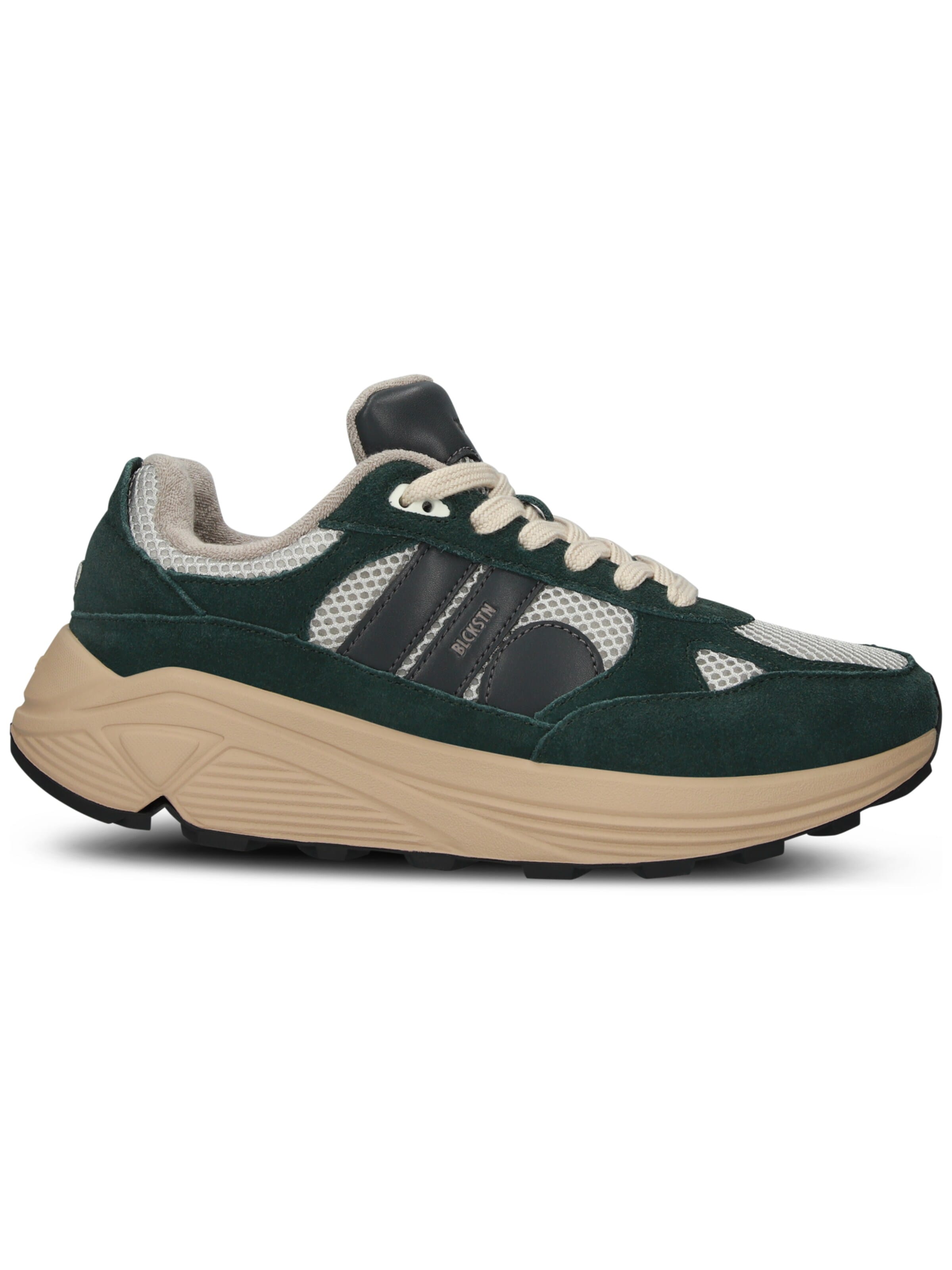 BLACKSTONE Sneakers laag 'V-RILEY' in Groen: voorkant