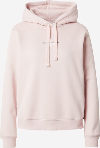 Calvin Klein Jeans Regular Sweatshirt i rosa: framsida