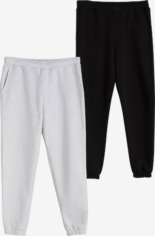 Tapered Pantaloni di Bershka in grigio: frontale