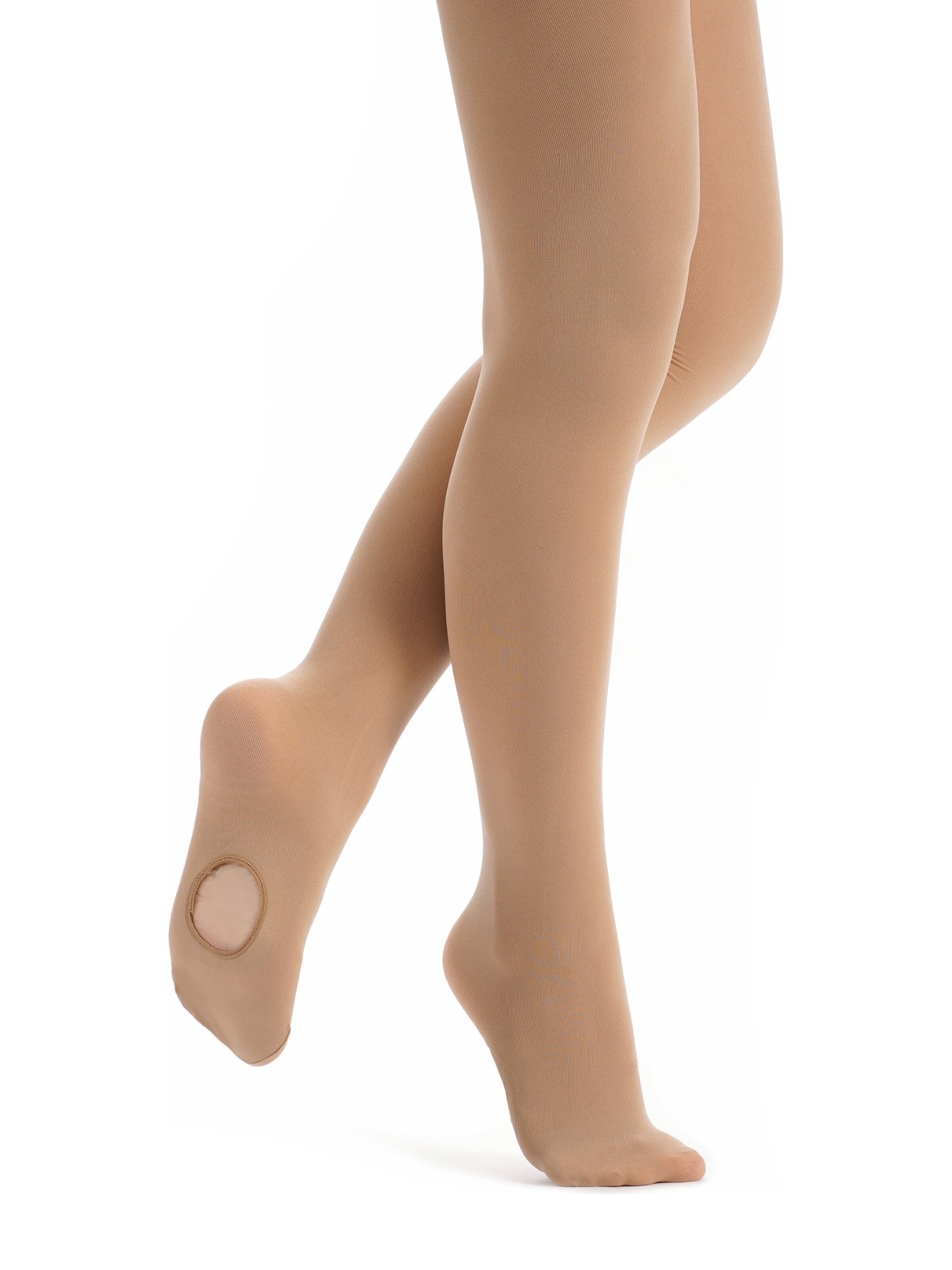 Tanzmuster Tights 'Dana' in Brown: front