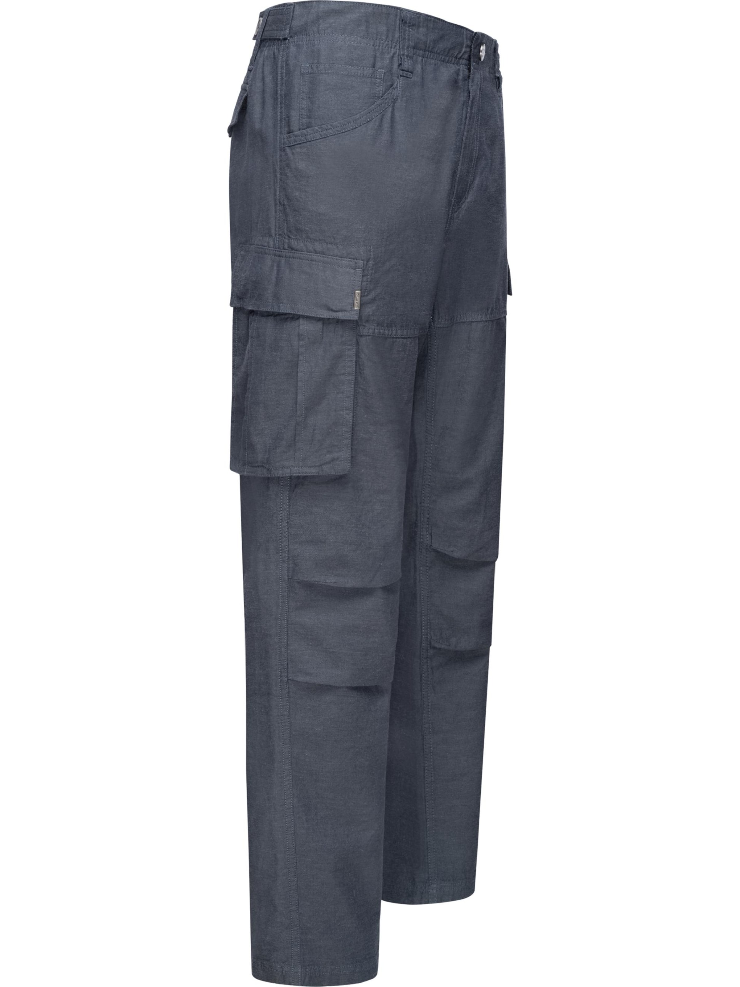 Ragwear Regular Cargo Pants 'Merly' in Blue: front