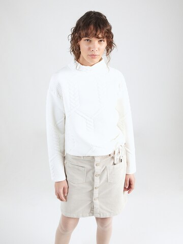 Sweat-shirt 'ZOE' Key Largo en blanc