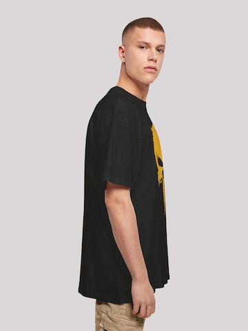 F4NT4STIC Shirt 'Marvel Punisher Gold' in Black