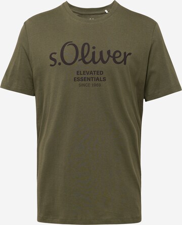 s.Oliver T-Shirt in Grün: predná strana