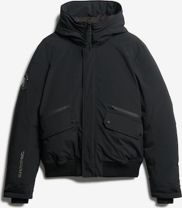 Veste mi-saison Superdry en noir : devant