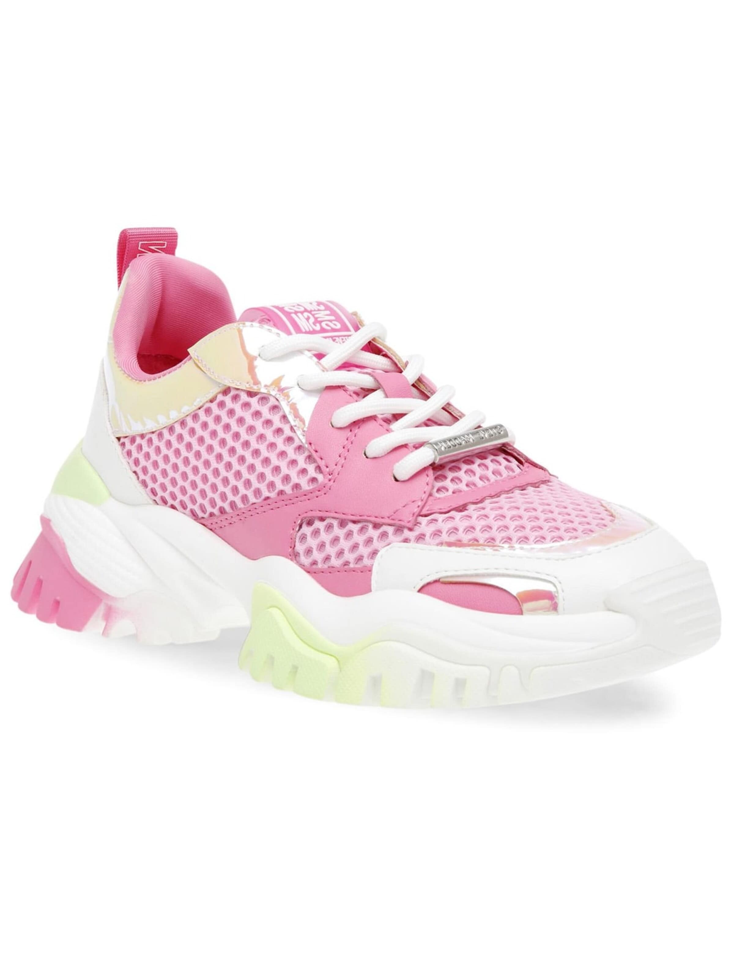 STEVE MADDEN Buty sportowe sznurowane 'W Treasure Pink / Candy Shoes' w kolorze mieszane kolory: przód