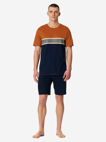 SCHIESSER Shorty ' Casual Nightwear ' in Blau: Vorderseite