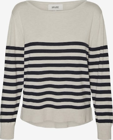 Pull-over 'BEKKA' VERO MODA en beige : devant