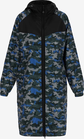 urban rain by Schmuddelwedda Outdoor coat in Blue: front