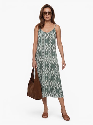 VERO MODA Suvekleit 'VMJESMILO', värv roheline: eest vaates