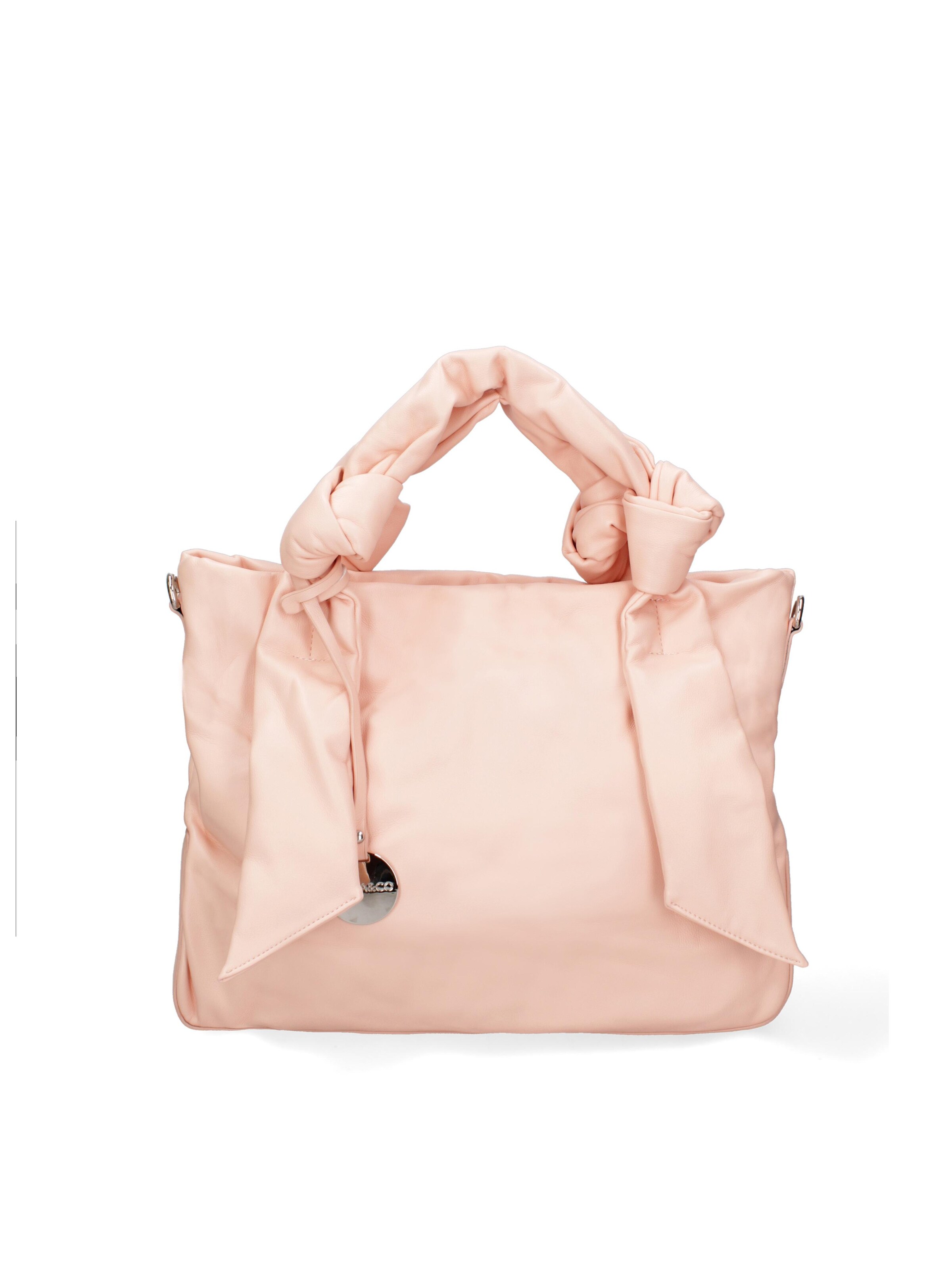 Shopper 'Borsa Shopper Donna Ecopelle con Zip e Tracolla Regolabile' di Diana&Co. in rosa: frontale
