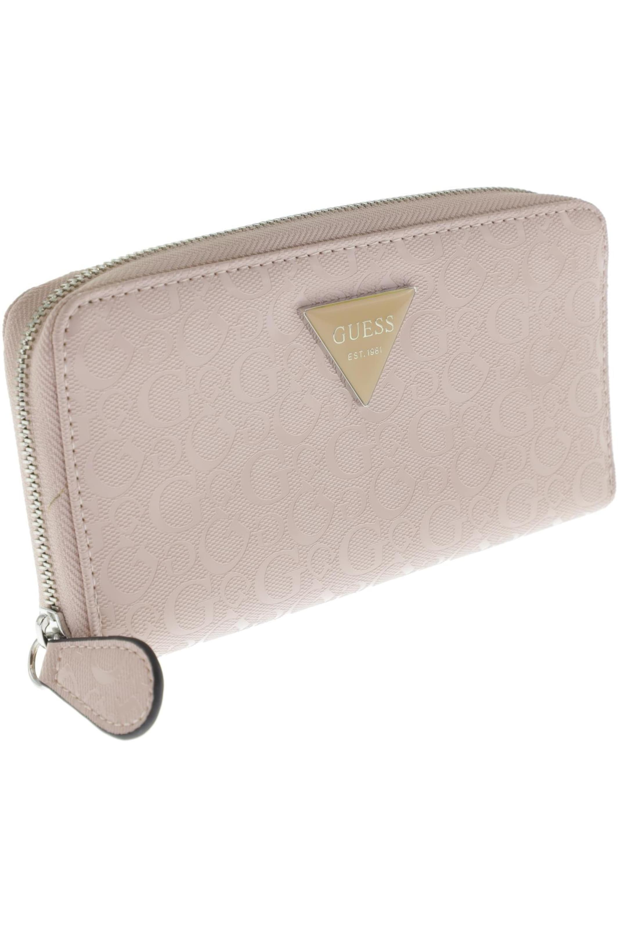 GUESS Small Leather Goods in One size in Pink: front