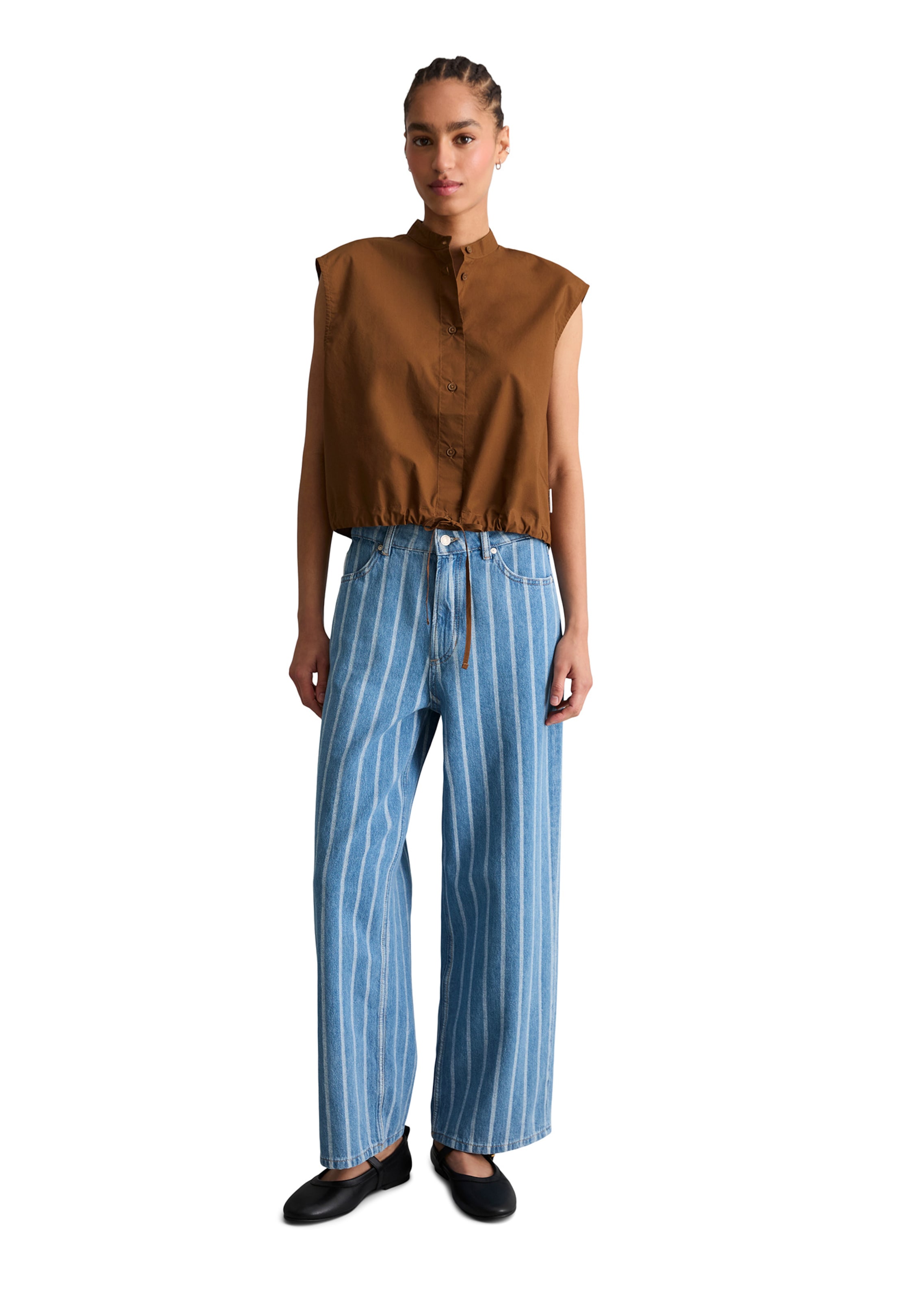 Marc O'Polo DENIM Blouse in Bruin