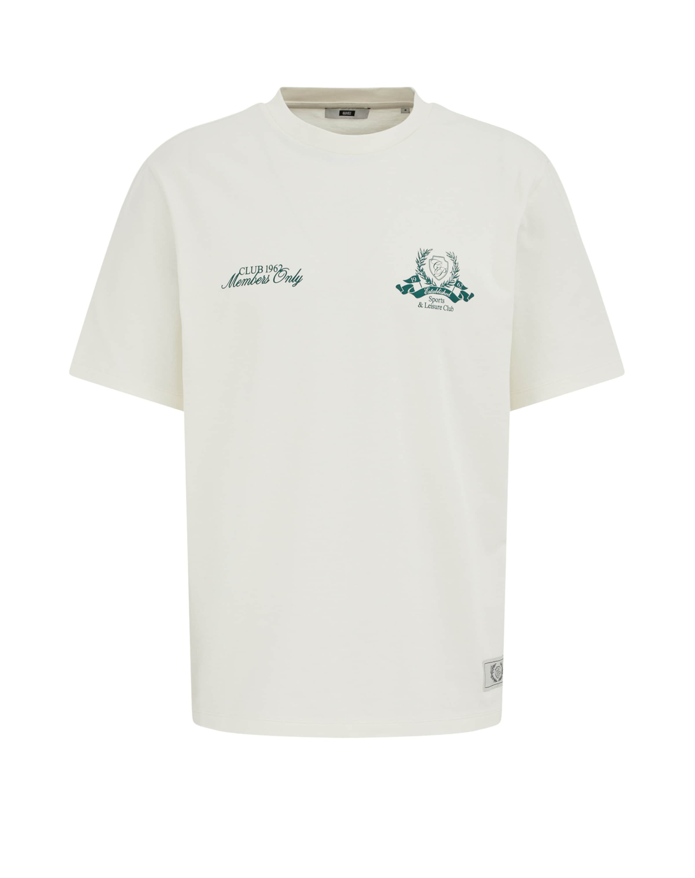 Maglietta 'Côte d'Azur' di WE Fashion in bianco: frontale