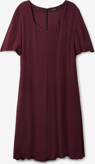 SHEEGO Kleid in bordeaux, Produktansicht