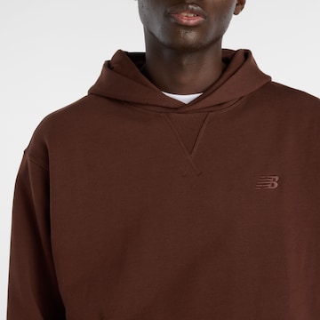 new balance Sweatshirt 'Athletics' in Braun