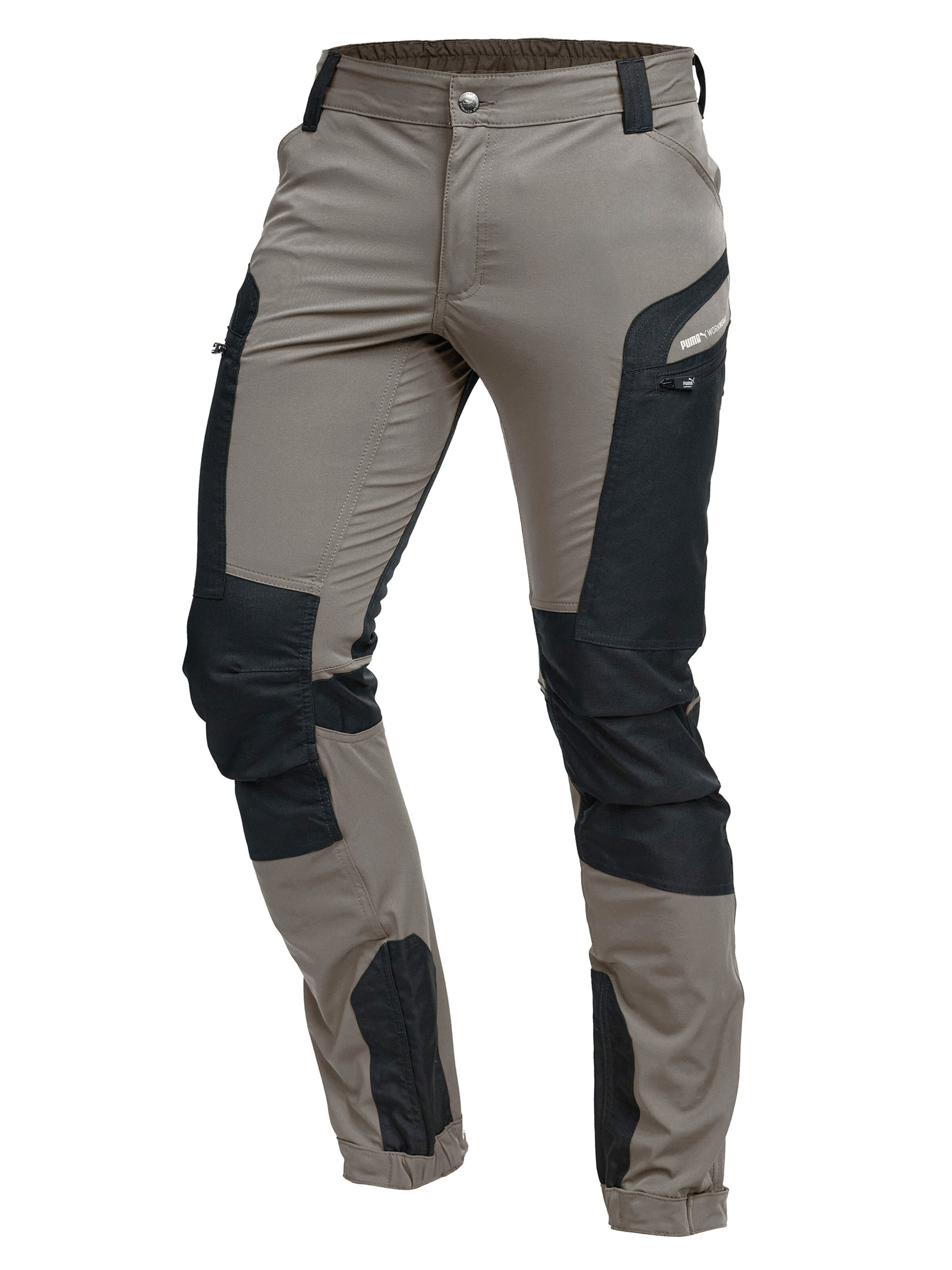PUMA Workwear Outdoor Pants 'ProOne' in Brown: front