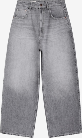 Bershka Дънки в сиво: отпред