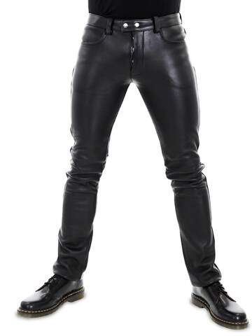 BOCKLE Skinny Hose‌‌‌‌‌‌‌ in Schwarz: Vorderseite