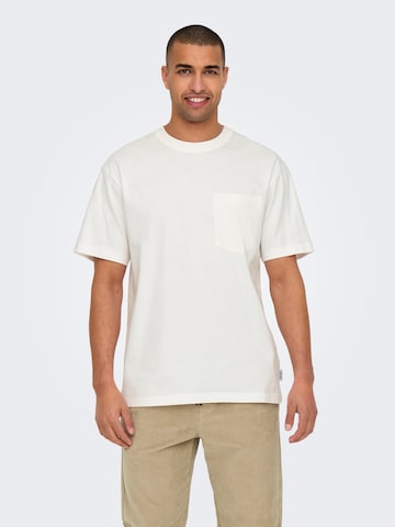 Only & Sons T-Shirt 'ONSArchie' in Weiß: Vorderseite
