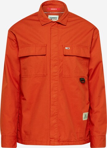 Tommy Jeans Between-Season Jacket in Orange: front