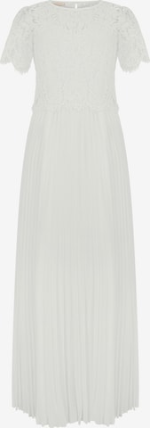 APART Evening Dress in Beige: front