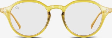 TWIG Concept Milano Glasses 'Langevin BlueLight' in Yellow: front