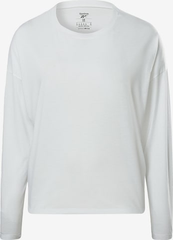 Reebok Sport Shirt in Weiß: front