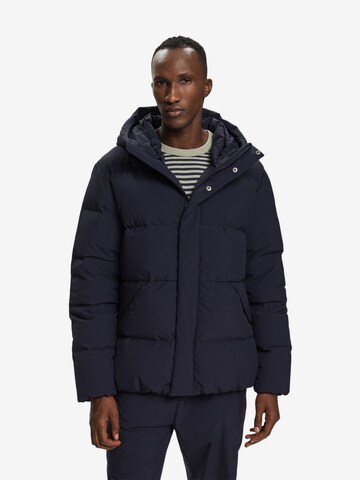 ESPRIT Winterjas in Blauw: voorkant