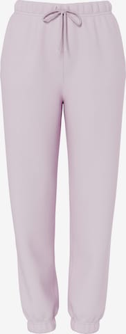 PIECES Tapered Housut 'PCCHILLI' värissä lila: etupuoli