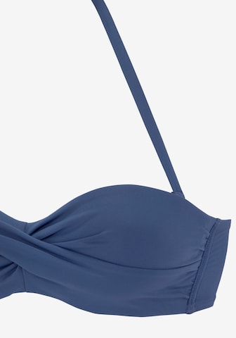 s.Oliver - Balconet Top de bikini en azul