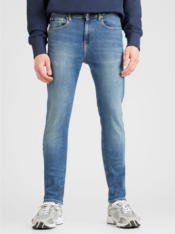 Calvin Klein Jeans Skinny Jeans 'SKINNY' in Blauw: voorkant