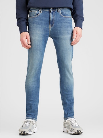 Skinny Jean Calvin Klein Jeans en bleu : devant